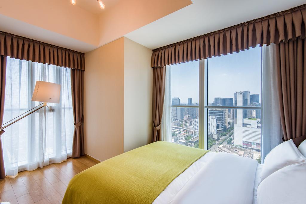 S6 Service Apartment（Chengdu Chunxi Road Taikoo Li Branch） Bagian luar foto